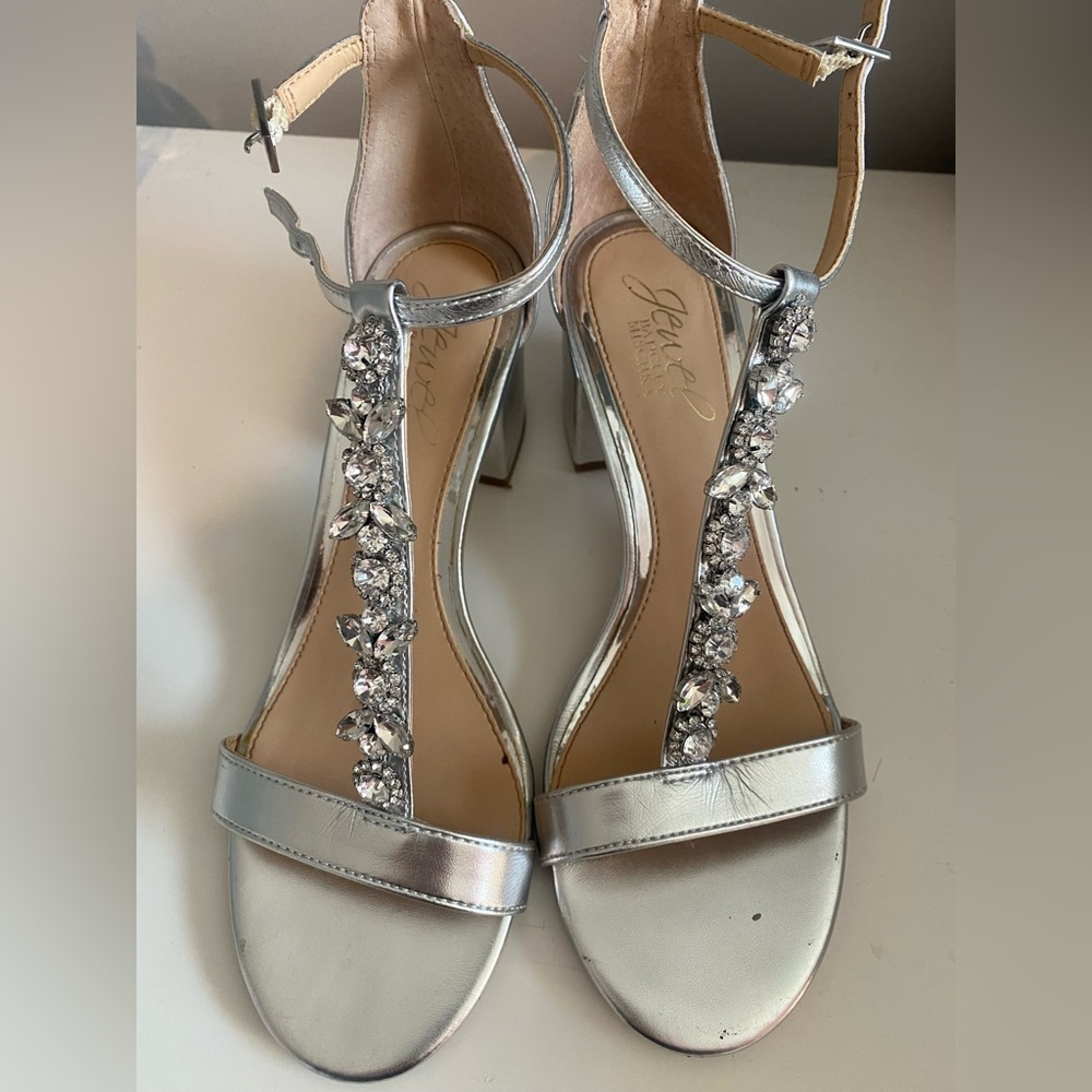 Silver heels